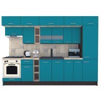 Bucatarie BIGMAR 310 A Wenge / Decor 0245